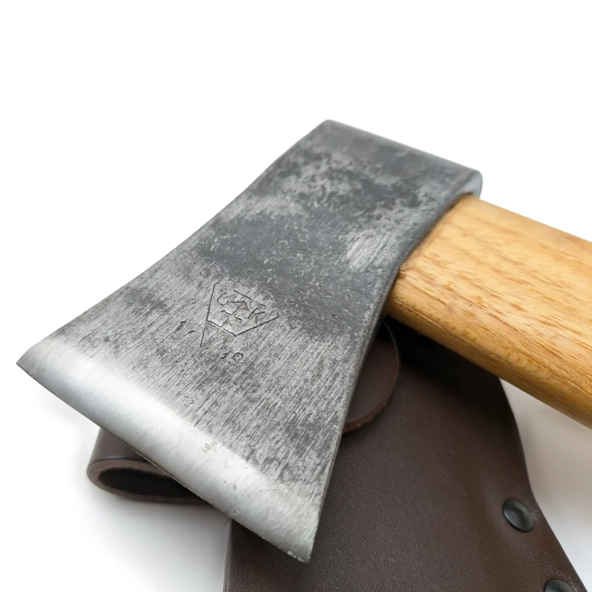 Lovska sekira hickory usnjena zaponka