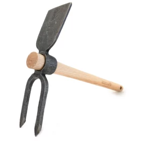 1111 - Vrtna motika z dvema krakoma - 40 cm jesenov ročaj