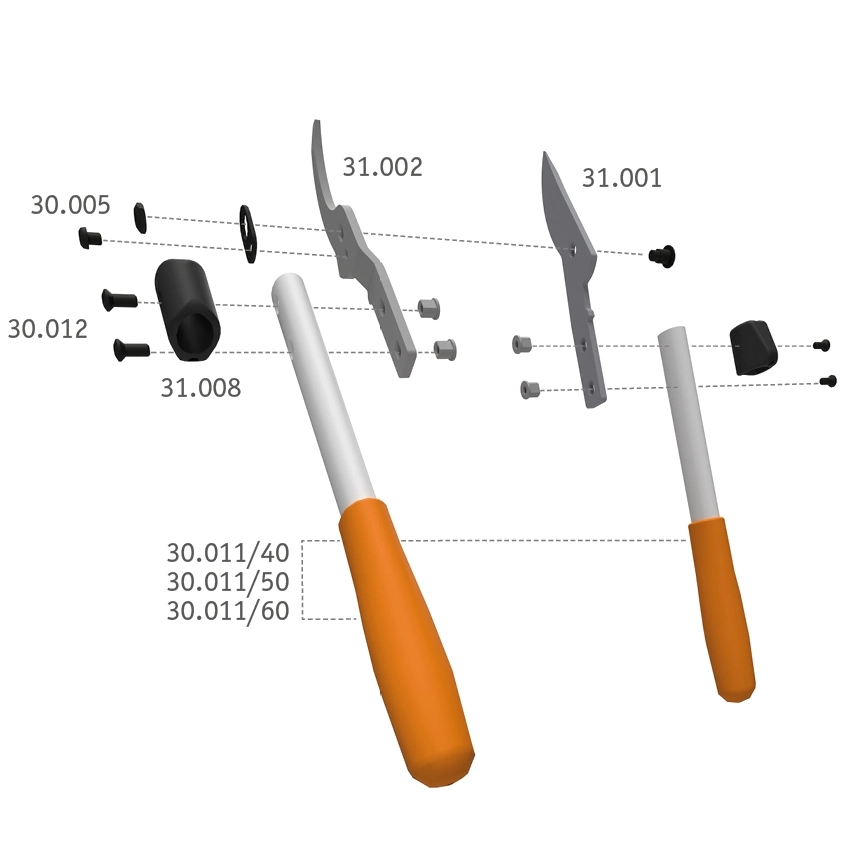 Originalni rezervni deli za vrtne škarje Löwe 31